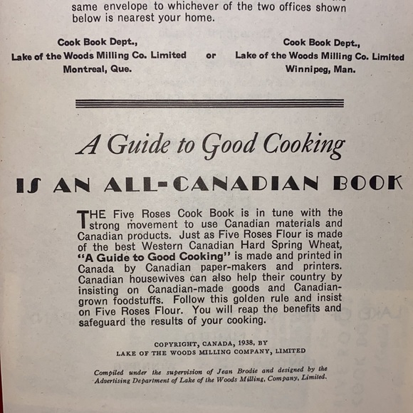 1938 Five Roses Flour A Guide to Good Cooking Red Spiral Bound Recipes Vintage - Picture 6 of 10